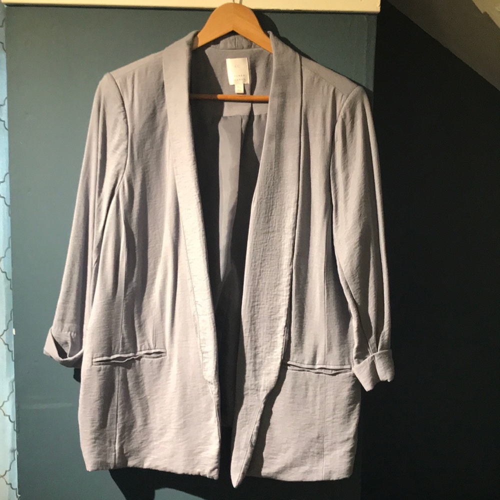 Lauren Conrad Gray Office Blazer